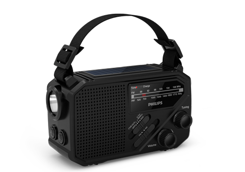 Philips R1609 portable radio with torch