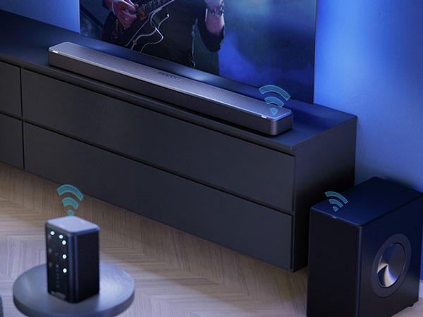 Philips DTS Play fi feature in use